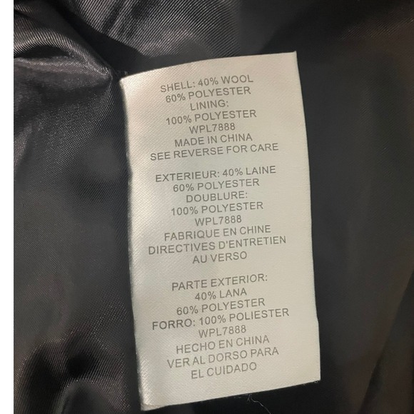 Michael‎ Kors Women's Tweed Moto Jacket Full Zip Buckle Belted Coat, Size 10 - Picture 9 of 10